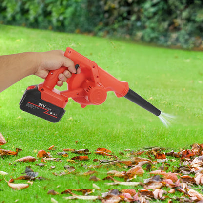 800W Electric Leaf Blower  Battery Powered Cordless Blowing Machine Adjustable for Cleaning