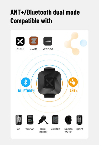 XOSS Vortex Speed Cadence Sensor X2 Chest Strap Heart Rate Monitor for Road MTB Cycling Bluetooth ANT+ Wireless Bike Accessories