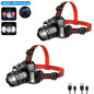 Rechargeable LED Headlamp Super Bright with 5 Modes Zoom Torch Head Lamp Motion Sensor Head Lights For Camping Running Cycling