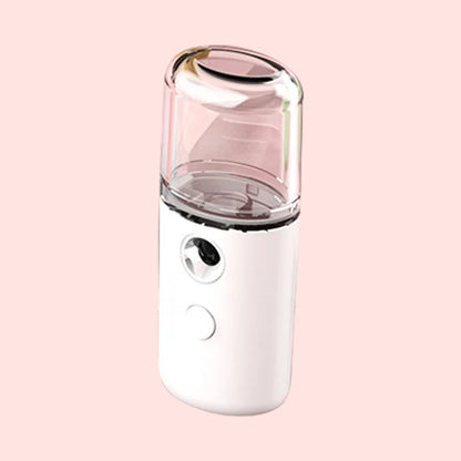 Portable Mini Air Humidifier Nano Face Steamer Facial Sprayer USB Rechargeable Nano Spray Hydry Apparatus Cold Spray Apparatus