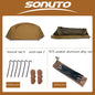 Sonuto-Lightweight Camping and Mountaineering Hiking Tent, Aluminum Alloy Poles, Waterproof and Mosquito Proof, Single Person