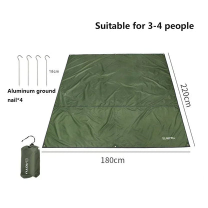 Tent Tarp Rain Sun Shade Hammocks Shelter Camping Survival Sun Shelter Picnic Awning Cover Waterproof Outdoor Hiking Accessories