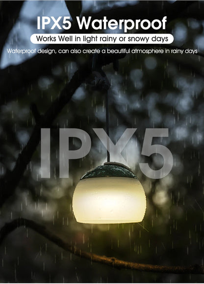 WEST BIKING Camping Tent Hanging Light Portable Camping Lanterns USB Rechargeable Led Light Camp Lamp for Outdoor Emergency