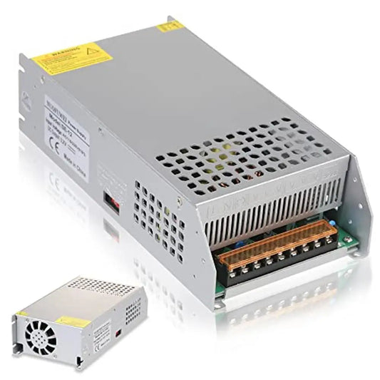 12V 100A 1200W Power Supply Adapter AC 110V to DC 12V Converter Transformer Motor Switch Industrial Grade Cooling Overload