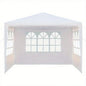 10'x 10'Party Wedding Tent Outdoor Gazebo Canopy Tent Heavy Duty w/3 Sidewalls