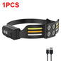 USB Rechargeable LED Sensor Headlamp XPE+COB Headlight Led Head Torch Camping Search Light Head Flashlight for Fishing Lantern