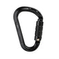 Rock Climbing Carabiner Pear-Shape Buckle 25kN Safety Auto Lock Spring-Loaded Gate Aluminum H-Carabiner Outdoor Kits