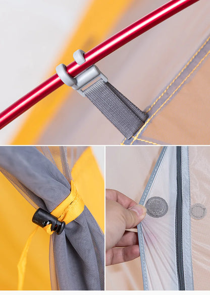 Naturehike Tent Cloud Up Series Ultralight Outdoor Camping Tent Waterproof Backpacking Cycling Tent Camping Tent With Floor Mat