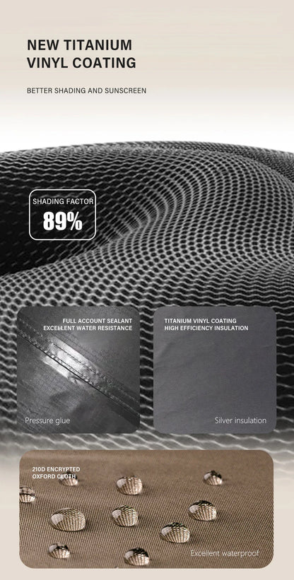 Outdoor Camping 3-4 Person Portable Waterproof Family Awning Beach Tent Quick Opening Fishing Tent Picnic Park Anti-UV Shade