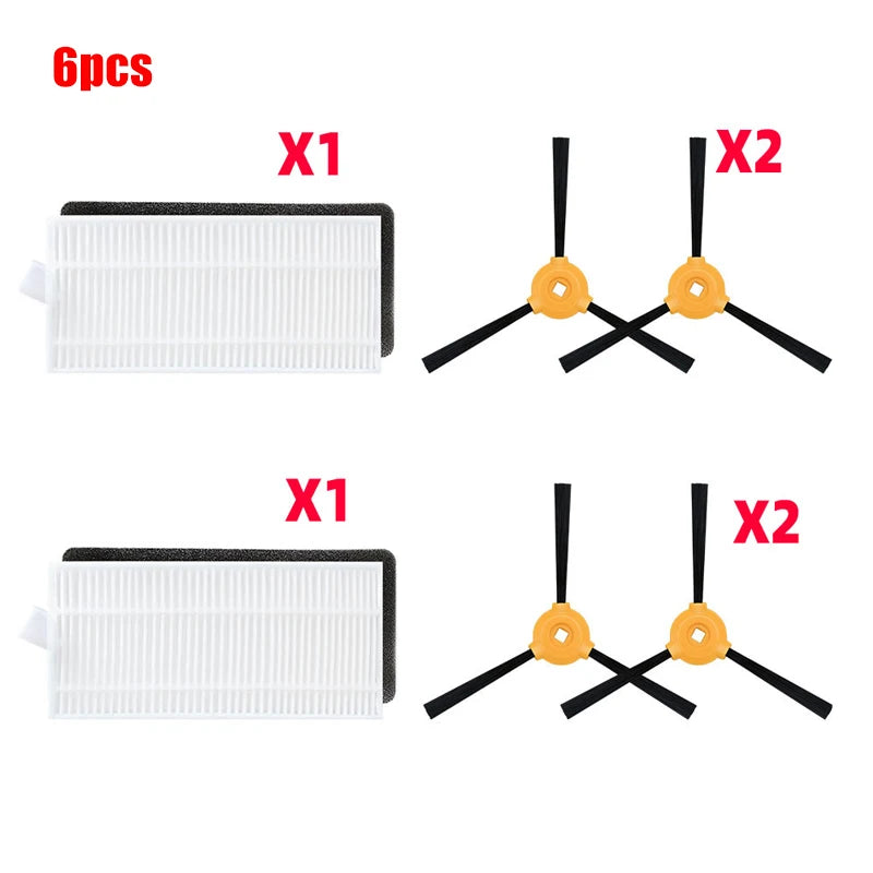 Accessories For Eufy 11C Cecotec Conga Excellence 990 Ecovacs Debot N79S Robot Vacuum  Cleaner Main Side Brush Hepa Filter Part