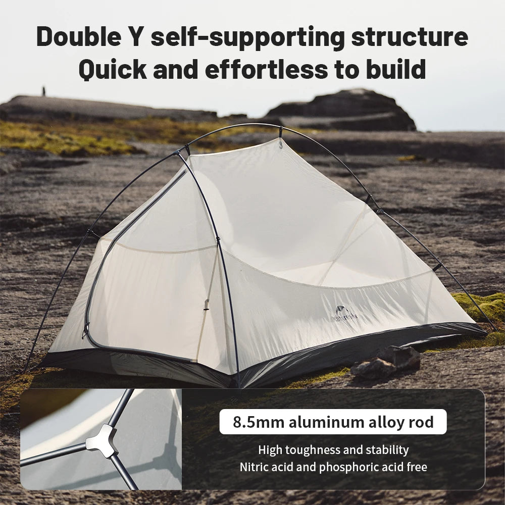 Naturehike Cloud Up Pro Tent 1 2 Person 20D Ultralight Portable Waterproof Camping Tent Outdoor Hiking Travel Backpacking Tent