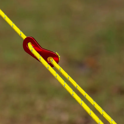 4mm Bold Sturdy Tent Rope High Reflective Luminous Windproof Tent Rope with Double Eye Buckle for Outdoor Camping,Dry,Bundle,Fix