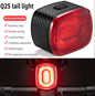 ROCKBROS Smart Bicycle Tail Rear Light Auto Stop Brake IPX6 Waterproof Type-C Charge Cycling Tail Taillight Bike LED Lights