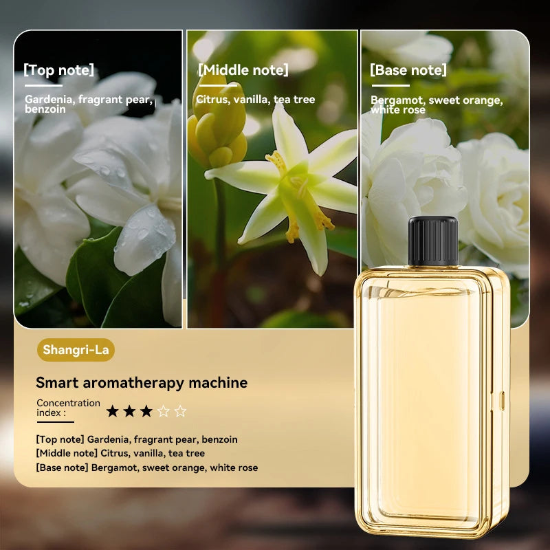 Automatic Diffuser Aromatherapy Car Perfume with Display Essential Oil Humidifier Bathroom Deodorization Air Freshener Jasmine