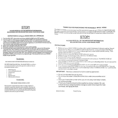 50FT-100FT Garden Hose Expandable Flexible Water Hose Plastic Hoses Car Wash Water Gun Garden Sprayer Watering Irrigation Tools