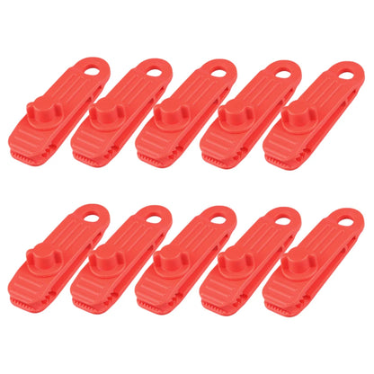 10 PCS Tent Crocodile Clip Tents Awning Wind Rope Clamp Plastic Clip Inverted Hook Design Bite Fastening for Outdoor Camping