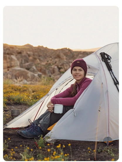 Naturehike Upgrade 10D Cloud Up Camping Tent 980g Ultralight 2 Persons Outdoors Camping 10D Silicone Hiking Tent With free Mat