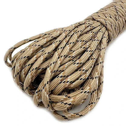 550 Paracord 7 Cores Cord Dia. 4mm For Outdoor Camping Survival Lanyard Parachute Rope Hiking Tent Accessories Bracelet