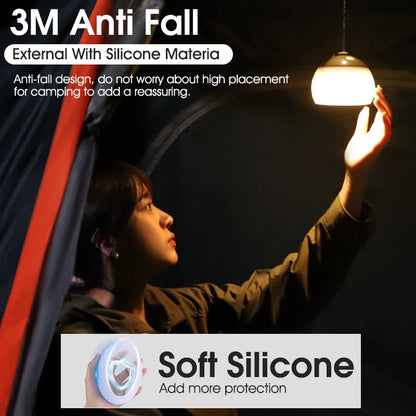 WEST BIKING Camping Tent Hanging Light Portable Camping Lanterns USB Rechargeable Led Light Camp Lamp for Outdoor Emergency