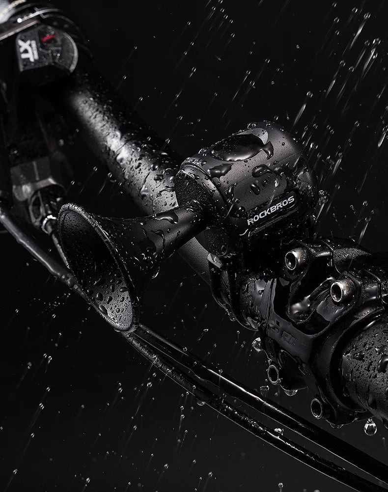 ROCKBROS Bicycle Bell Ring Bike Electronic Loud Horn Safety Alarm Electric Waterproof Bicycle Warning Bell Bicycle Accessories