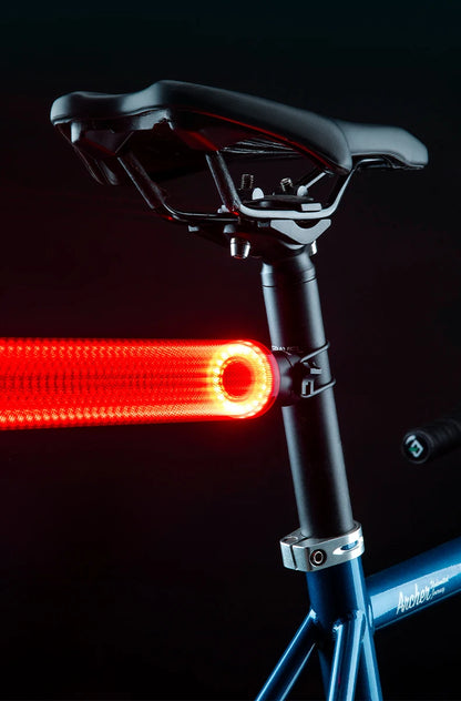 ROCKBROS Smart Bike Tail Light Bicycle Rear Lights IPX6 Waterproof Bike Lights for Night Riding with Type C Rechargeable