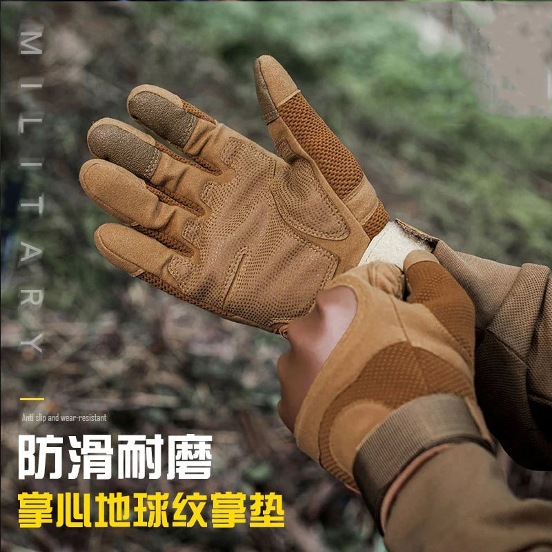 Z910 tactical gloves fully refer to outdoor mountaineering camping protection, wear-resistant and non-slip driving cycling glove