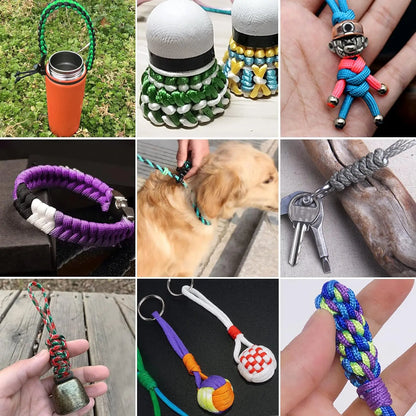 9 Core 650lb Paracord 100m Dia.4mm Military Standard Parachute Rope Tent Lanyard Accessories For Survival Bracelet DIY Making