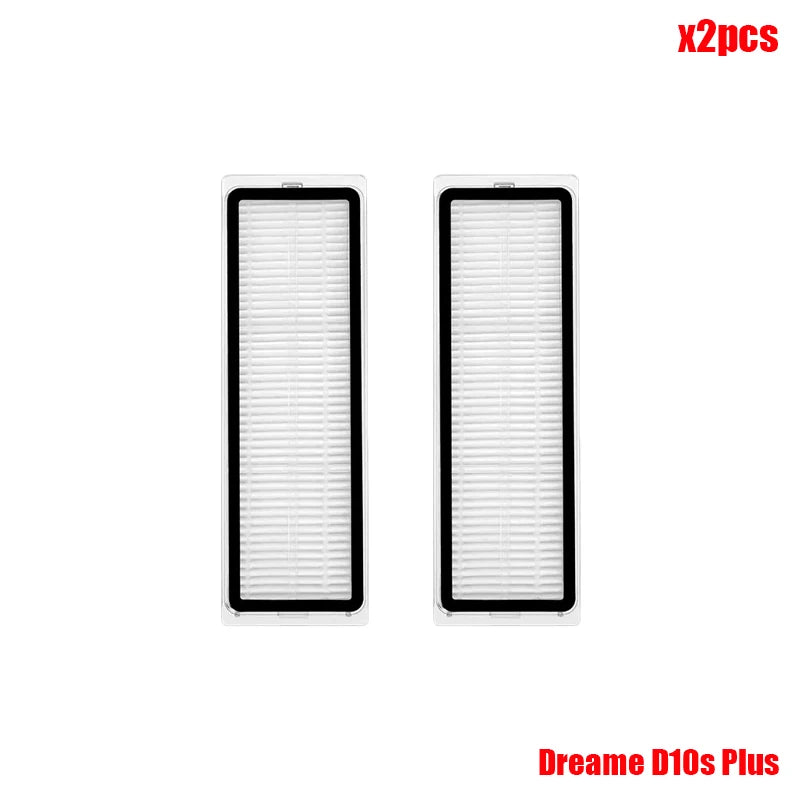 For Dreame D10s Plus Robot Vacuum Cleaner Hepa Filter Mop Cloth Rags Replacement Dust Bags Silicone Brush  Accessories