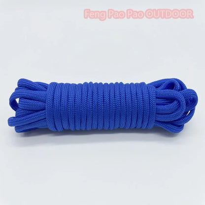 7-Cores 550 Paracord Rope 30 M Dia.4mm For Outdoor Camping Survival Lanyard Parachute Cord Hiking Tent Accessories
