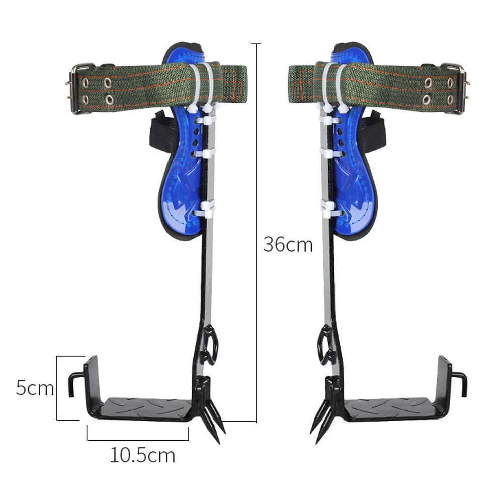 Portable Climbing Tool Kit For Tree Pole Climbing Outdoor Fruit Pick With Safety Belt Straps, Adjustable Lanyard Carabiner