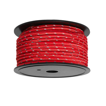 30M 6mm Reflective Tent Rope Guylines Luminous Camping Tent Rope Canopy for Outdoor Travel Canopy Guy Line