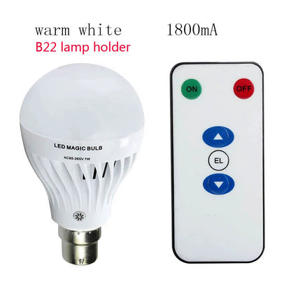 LED Camping Light E27 B22 Rechargeable Wireless Bulb Portable Lantern Light Emergency workshop Home Lamp For Outdoor Tent Lamp