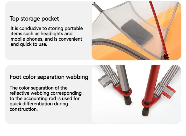 Naturehike Upgrade 10D Cloud Up Camping Tent 980g Ultralight 2 Persons Outdoors Camping 10D Silicone Hiking Tent With free Mat