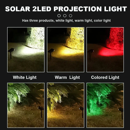 KDULIT 1-2PCS 9LED Solar Powered Lawn Lamp Adjustable Outdoor IP65 Waterproof Garden Courtyard Decoration Street Lamp Spotlight
