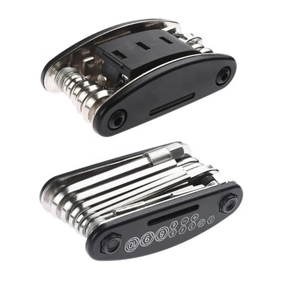 Multifunctional Bike Tool 16 In 1 Pocket Mini Bicycle Repair Tool Portable Bike Bicycle Screwdriver Repair Cycling Tool