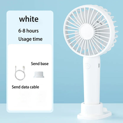 Handheld Mini Air Conditioner USB Rechargeable Portable Humidifier Mist Cooler Cooling Spray Humidifier Fan for Home/Office/Dorm