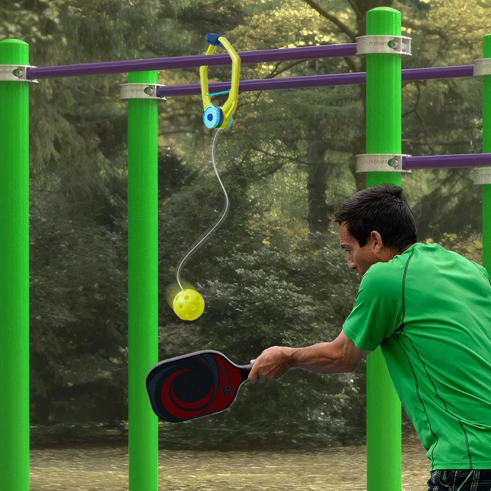 1/2Pc Pickleball Trainer Hanging Pickleball Rebounder Adjustable Pickleball Game Pickleball Practice Equipment for Solo Training
