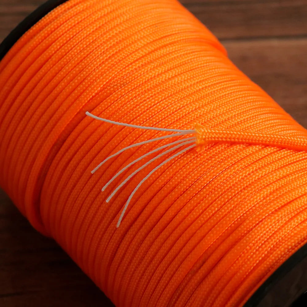 100M Standard 5-Core Paracord Rope 3mm Diameter Outdoor Parachute Cord Survival Umbrella Tent Lanyard Strap