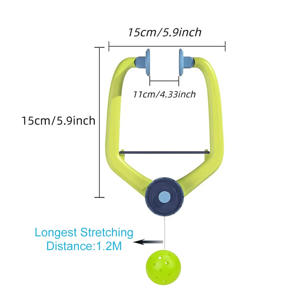 1/2Pc Pickleball Trainer Hanging Pickleball Rebounder Adjustable Pickleball Game Pickleball Practice Equipment for Solo Training