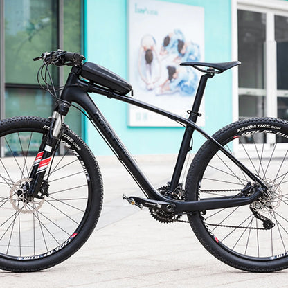 ROCKBROS Bike Bag,Waterproof Front Frame Top Tube Bicycle Pouch,Large Capacity Cycling Front Storage Bag for Mountain Road Bikes