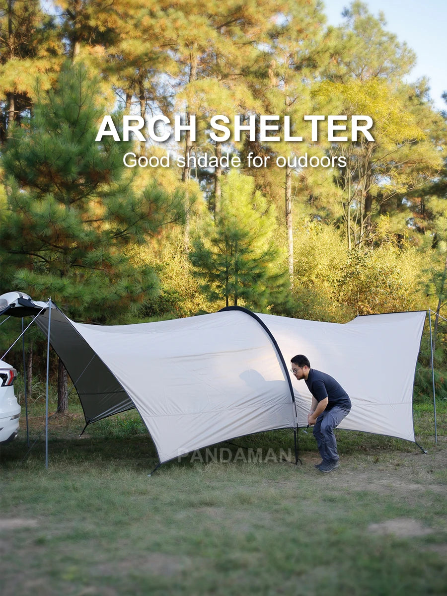 Large Camping Dome shelter Fire shelter Bull shelter type tent oversized habi tarp shelter Habitat Tunnel type Camping Shelter