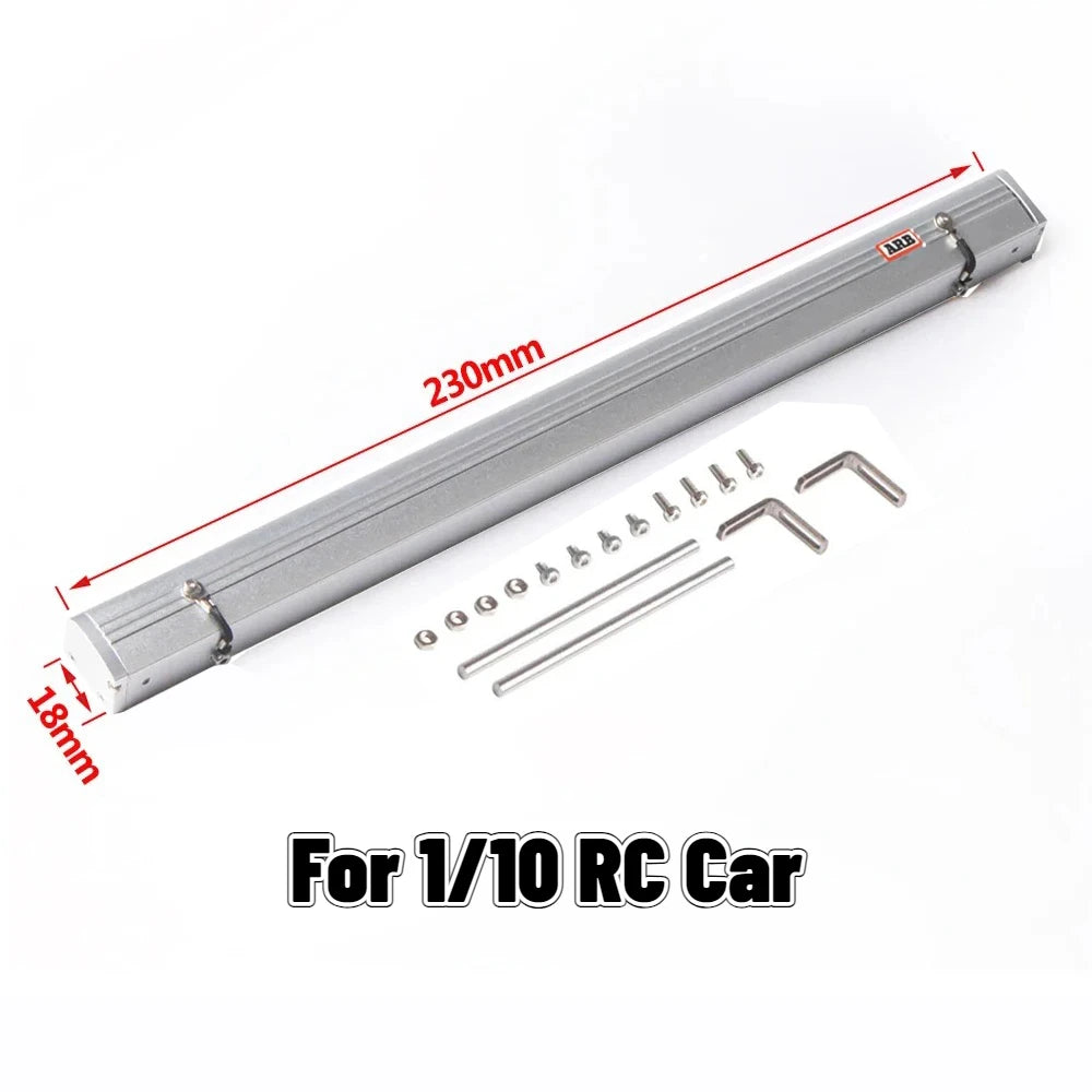 Toy Car Side Awning Rooftop Tent/Luggage Roof Rack Net For 1/10 1/8 RC Crawler Car ARB RS Traxxas TRX4 SCX10 TAMIYA ARRMA D90