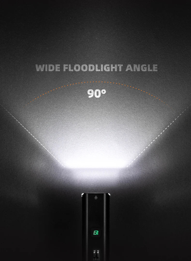 ROCKBROS Bike Light 1500LM/1000LM Aluminum Alloy Type-C Charging Smart Front Lights Hanging Version LED Lamp Cycling Headlights