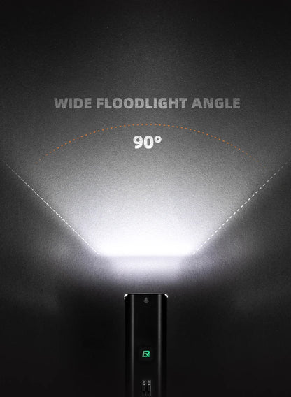 ROCKBROS Bike Light 1500LM/1000LM Aluminum Alloy Type-C Charging Smart Front Lights Hanging Version LED Lamp Cycling Headlights