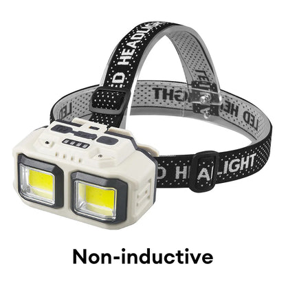 Headlamp Rechargeable 1000 Lumen LED Head Lamp Flashlight with White Red Light Waterproof Headlight for Outdoor Camping Fishing