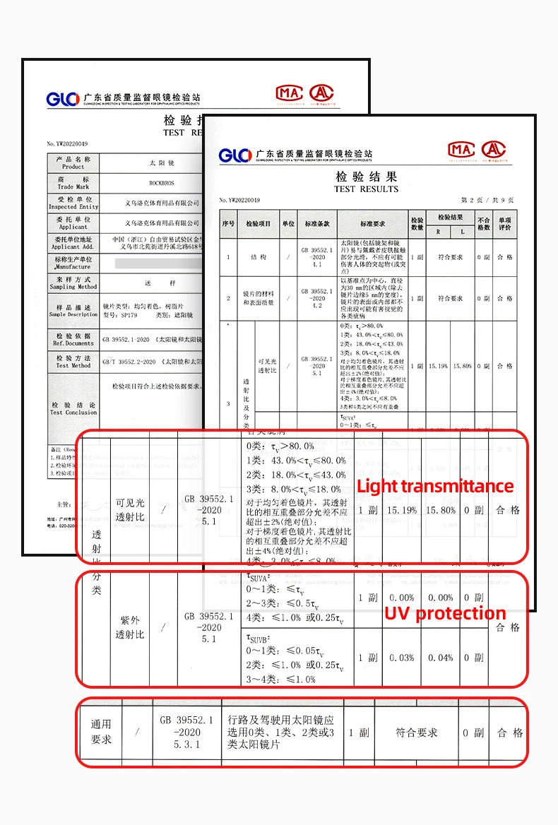 ROCKBROS Polarized Cycling Sunglasses Mutilfunctional Glasses UV Protection Set Glasses Frame Compatible Men's Women's Sunglass