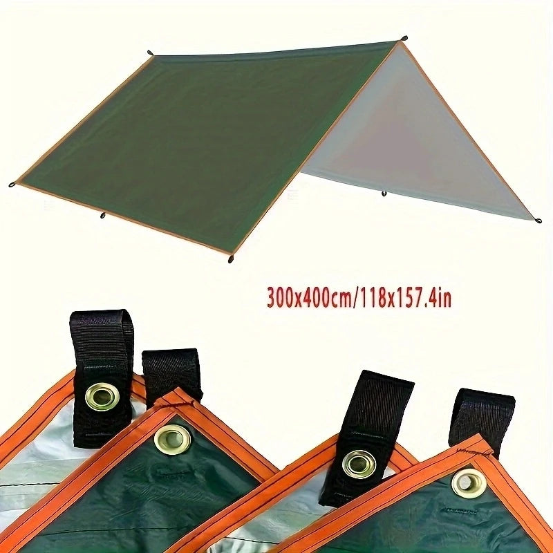 5x3m 4x3m 3x3m Waterproof Tarp Tent Shade Ultralight Garden Canopy Sunshade Outdoor Camping Awning Tourist Beach Sun Shelter