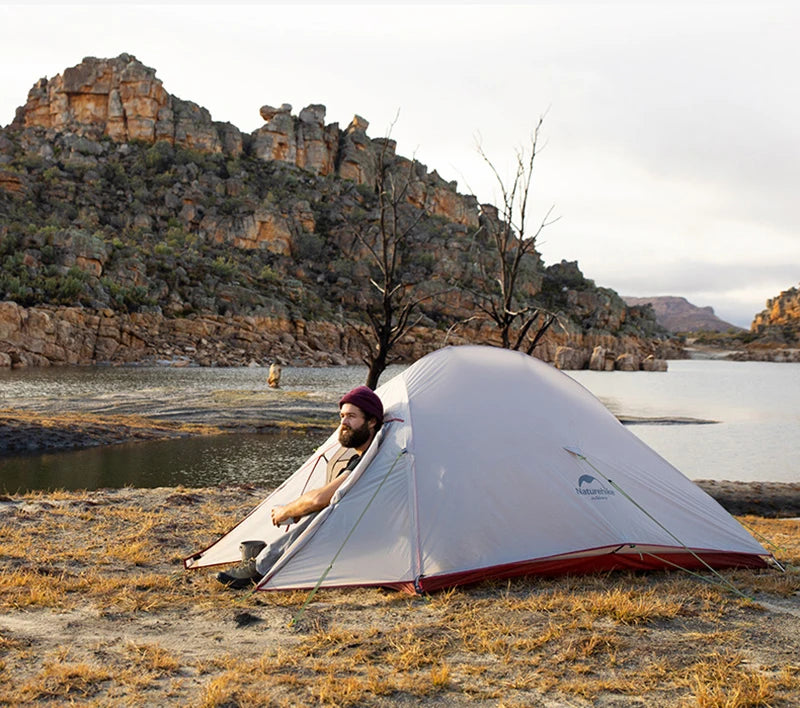 Naturehike Tent Cloud Up Series Ultralight Outdoor Camping Tent Waterproof Backpacking Cycling Tent Camping Tent With Floor Mat