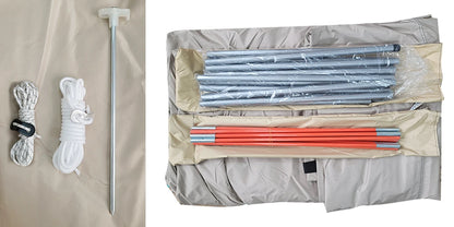 Large Camping Dome shelter Fire shelter Bull shelter type tent oversized habi tarp shelter Habitat Tunnel type Camping Shelter