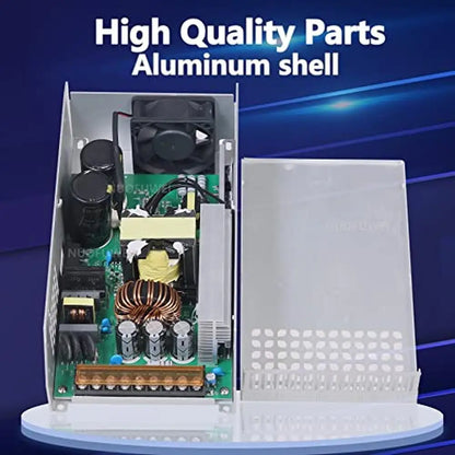 12V 100A 1200W Power Supply Adapter AC 110V to DC 12V Converter Transformer Motor Switch Industrial Grade Cooling Overload